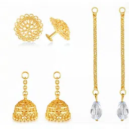 VIVASTRI Women Gold-Plated Alloy Earrings-picture-43