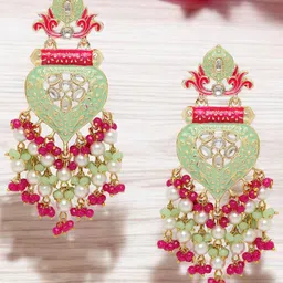 Anouk Floral Drop Earrings-picture-21