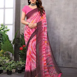 Moda Rapido Tie and Dye Pure Georgette Saree-picture-16