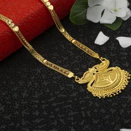 Ramdev Art Fashion Jwellery Brass Gold Plated Mangalsutra-picture-28