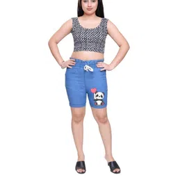 STYLOKAT Kids Girls Denim Shorts-image-16