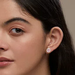 MINUTIAE Silver-Plated Crystals Studded Jewellery Set image 3