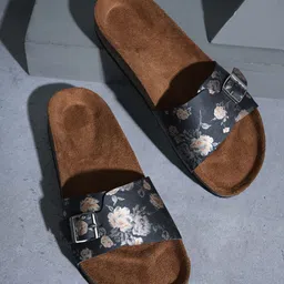 MOZAFIA Women Printed Open Toe Flats-picture-25