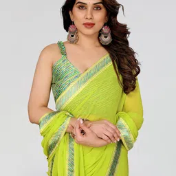 Civamee Poly Georgette Saree-image-86