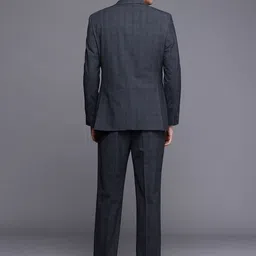 Raymond Checked Notched Lapel Single-Breasted Three Piece Formal Suit image 4