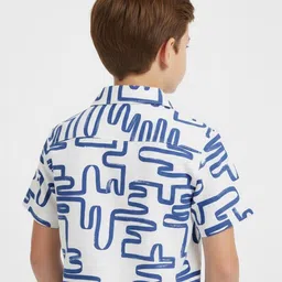 YK Boys Printed Casual Shirt image 3
