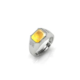RRVGEM Yellow Sapphire 12.00 KT 12.30 KT Unheated Pukhraj Ring-picture-33