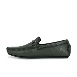 FOOTLOOSE Men Round Toe Slip-On Horsebit Loafers image 5