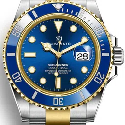 SANSIMAYO Zoro Men Dial & Stainless Steel Straps Analogue Watch SM-M-95-TTSG-SG-BL image 2