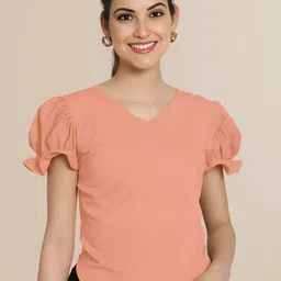 Mast & Harbour Puff Sleeve Top image 5