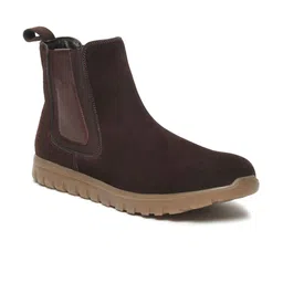 Teakwood Leathers Men Casual Platform-Heeled Chelsea Boots image 4