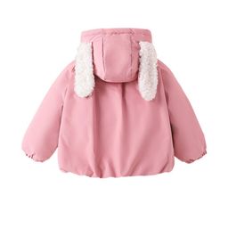 Hopscotch Girls Pink Polyester Printed Jackets-picture-8