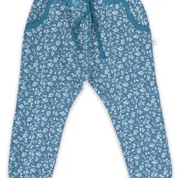 Ohmybebe Girls Printed Organic Cotton T-Shirt With Jogger image 2