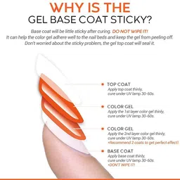 gleevia Top Coat Shiny & Base Coat UV/LED Soak-Off Gel 15ml/each Combo Pack 2Pcs Transparent image 5