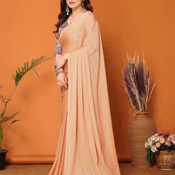 LeeliPeeri Designer Striped Saree image 2