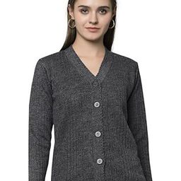 Hifzaa Women Solid Woollen Cardigan-picture-44
