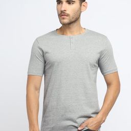 appulse Henley Neck Short Sleeves Cotton Relaxed Fit T-shirt-picture-43
