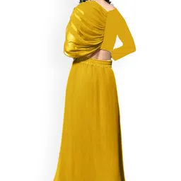 SANCIA Embroidered Crop Top And Skirt Co-Ords Set image 4