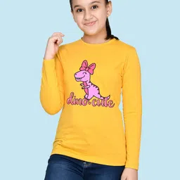 NUSYL Girls Printed T-shirt-image-91