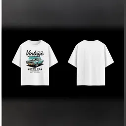 OUTLAWS White Magic Men Printed Oversized T-shirt image 3