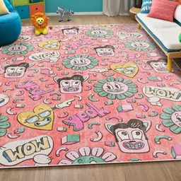 kaleen india Anti-Skid Backing Washable Indoor-Outdoor Rugs-picture-48