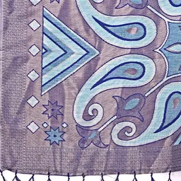 HERE&NOW Paisley Linen Blend Handloom Saree image 5