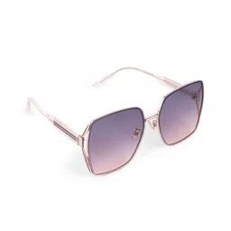 HAMILTANO WINSTON Women Pink Oversize UV Protected Sunglasses image 3