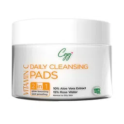 CGG Cosmetics Vitamin C Cleansing Pads With Aloe Vera Extract & Rose Water - 50 Pads-image-42