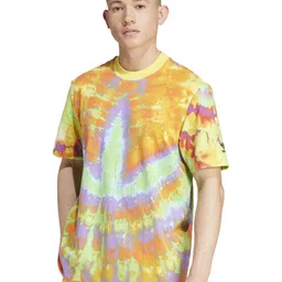 adidas originals ADIDAS Men Tie and Dye Pure Cotton Oversized Fit T-Shirt-picture-11