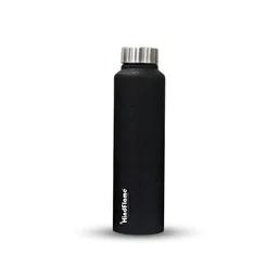 Hindflame Black & Silver-Toned Single Stainless Steel Solid Single Wall Vacuum Water Bottle-picture-27