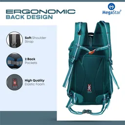 megastar Large 70 L Laptop Backpack Hyperloop Waterproof Travelling Bag Trekking Bag Rucksack Bag image 2