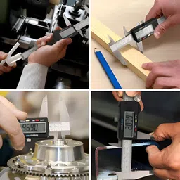 d2n Digital Vernier Caliper 150mm/6 Inch Maurer Digital Stainless Calliper 150mmSteel LCD Display with mm/inch CAP-9 Digital Caliper image 3