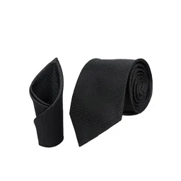 CALIXTO Men Pack Of 3 Woven Design Broad Tie image 5