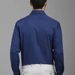 Louis Philippe Men Grid Printed Tattersall Checks Cotton Formal Shirt image 2