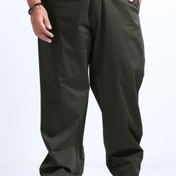 THE BEETEL HOUSE Men Plus Size Relaxed Fit Trousers-image-30