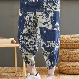StyleCast Men Printed Original Fit Mid-Rise Trousers-picture-31