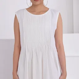 SIDDHO HUM Round Neck Cotton Maxi Dress image 2