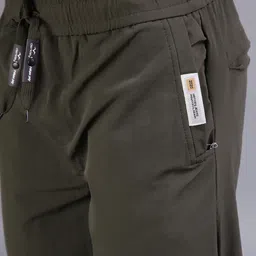 V-Mart Men Mid-Rise Regular Fit Cotton Track Pants image 4