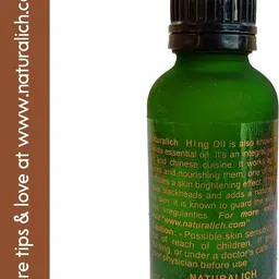 naturalich Pure Asafoetida (Heeng) Oil 30 ml – Ferula Assa-foetida Hing Oil 100% Pure and Natural 30 ml, Scfe Co2 Hing Oil 30 ml, Buy Now Heeng Oil 30 ml image 2