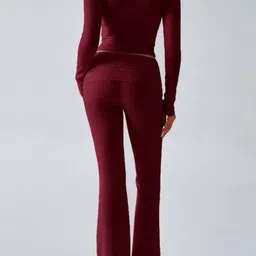 StyleCast V-Neck Long Sleeves Top With Trousers Co-Ords image 2