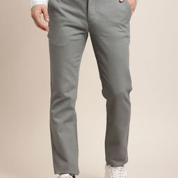 Turtle Men Relaxed Slim Fit Flat Front Chinos Casual Trouser-picture-11