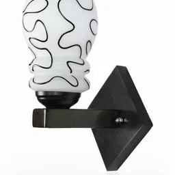 SOMIL Black Cylinder Glass Wall Lamps image 5