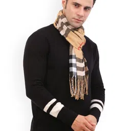 Cazzano Men Checked Acrylic Mufflers image 3