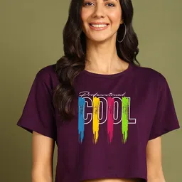 Moda Rapido Women Printed Drop-Shoulder Sleeves Bio Finish Pockets T-shirt-image-92