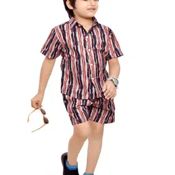 BAESD Boys Printed Shirt with Shorts image 1