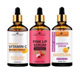 Park Daniel Set Of 3 Advance Vitamin C Booster Serum & Pink Lip Serum & Under Eye Serum image 1
