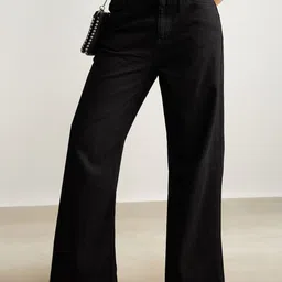 Kotty Women Jean Wide Leg Stretchable Jeans-image-55