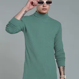 fashlook Men Ribbed Woollen Pullover-image-56
