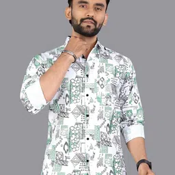 Metronaut Men Classic Printed Casual Shirt-picture-13