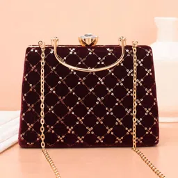 ARTKLIM Embroidered Box Clutch-image-48